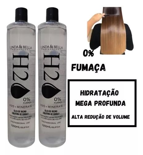 ESCOVA PROGRESSIVA H2O 0% Fumaça da Linda&Bella