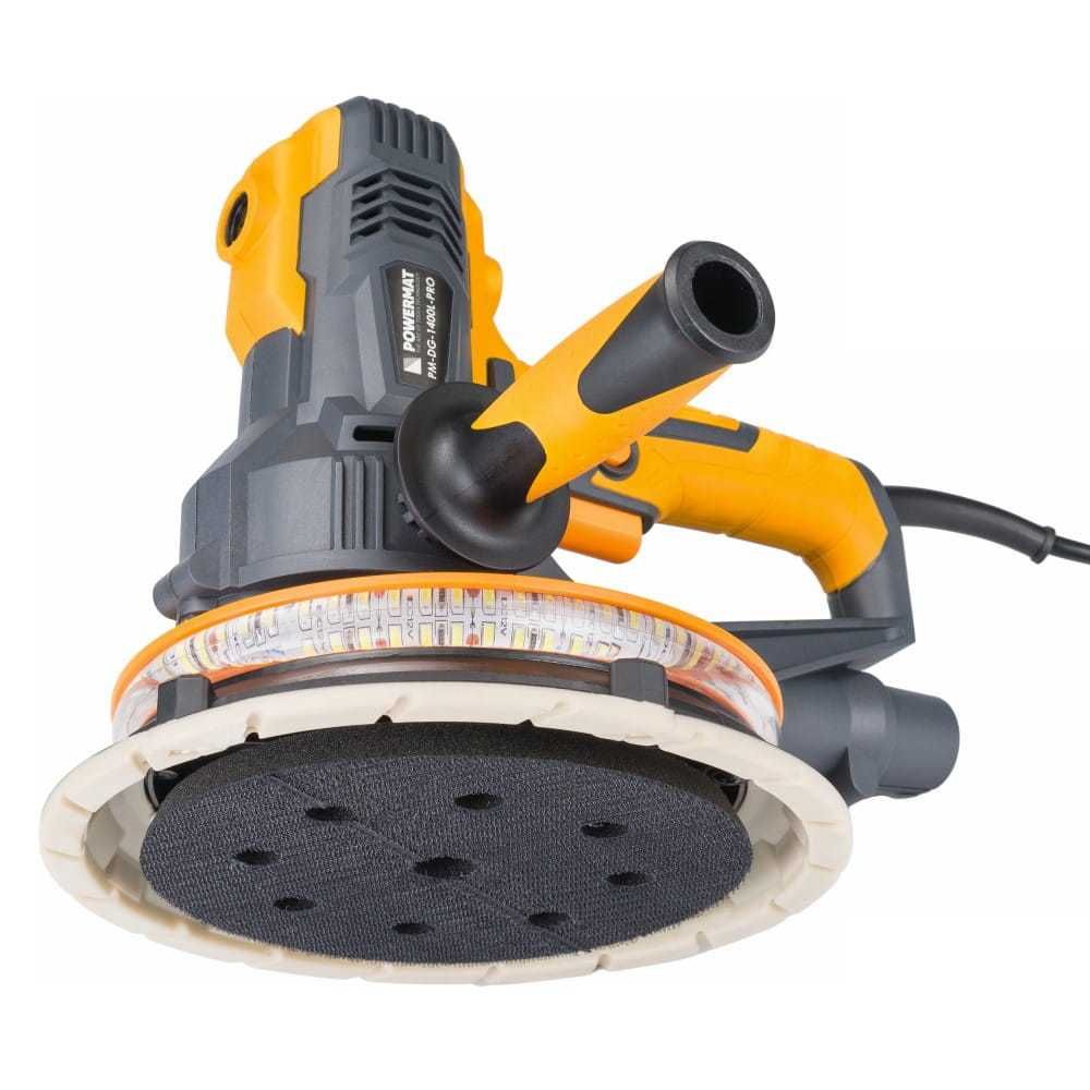 POWERMAT Szlifierka Do Gipsu Gładzi Tynków 1400w Led Pm Pro PM0688