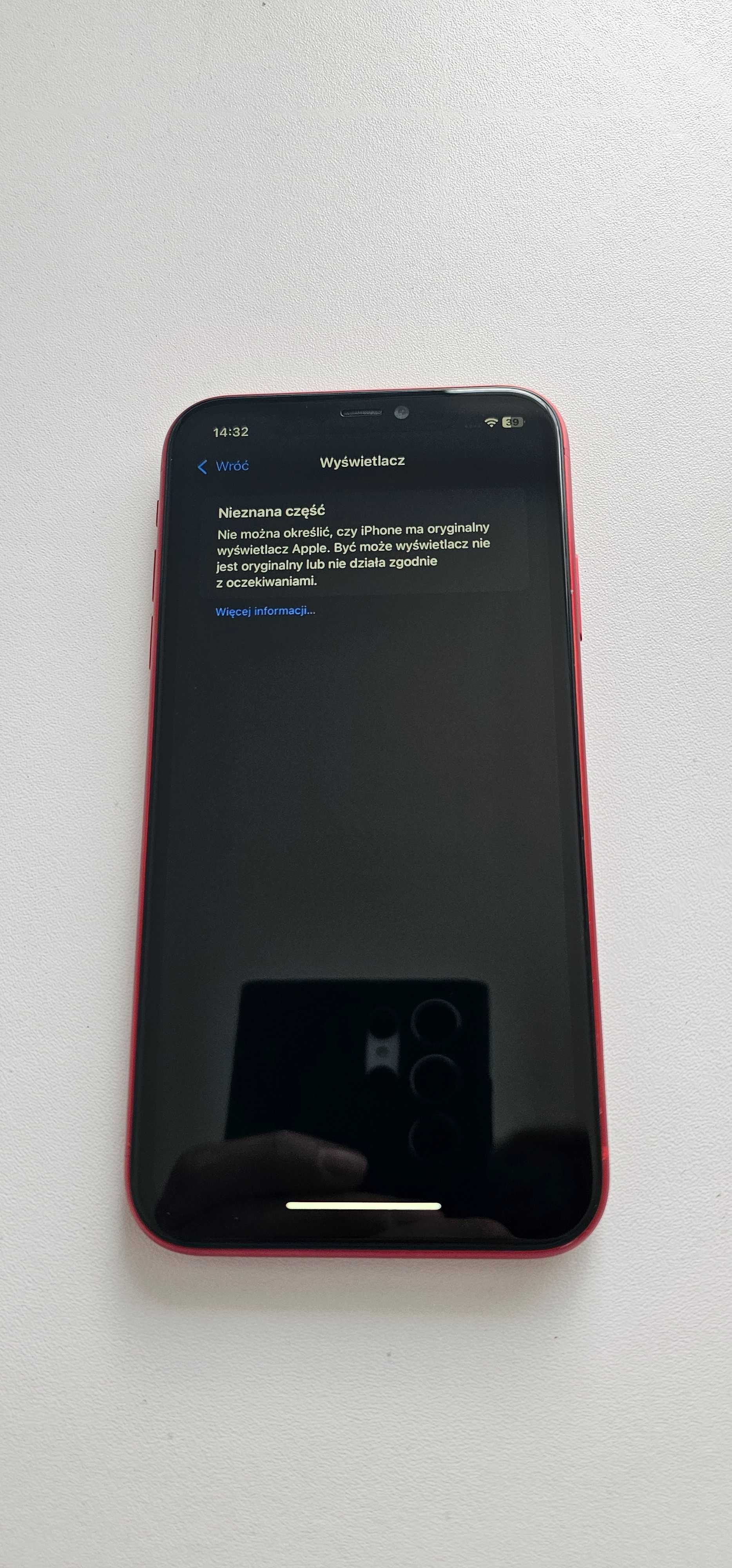 iPhone 11 [czerwony] 64GB IDEALNY STAN w 100% sprawny