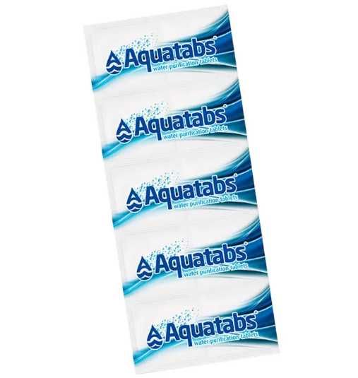 Пігулки для знезараження води Aquatabs (блістер)