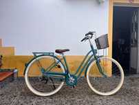 Bicicleta de Cidade Elops Quadro Baixo Verde
