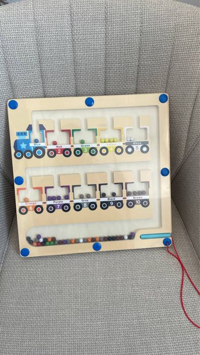 Розвиваюча магнітна дошка, бізіборд, сортер, монтессорі, лабіринт