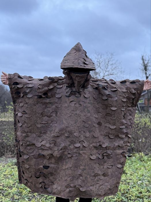 Анти-тепловізор пончо камуфляж накидка захист від тепловізорів