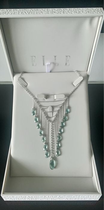 Luksusowa kolia ELLE Jewellery z kwarcem - Srebro 925