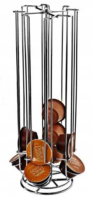 Stojak na kapsułki do kawy Kompatybilny Dolce Gusto Obrotowy 28szt