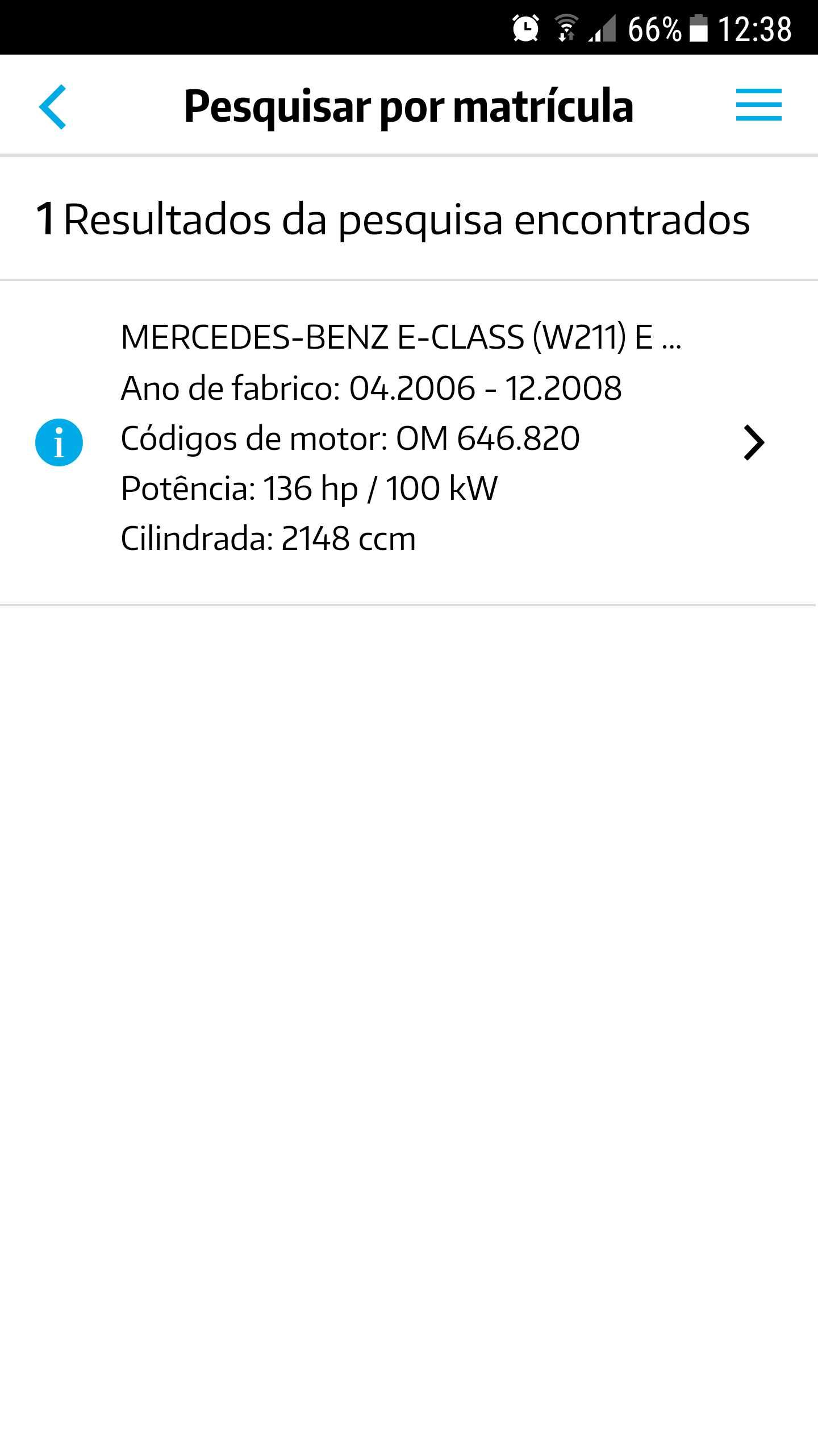Motor Mercedes  646.820 - Cx. Velocidades  W204/W211
