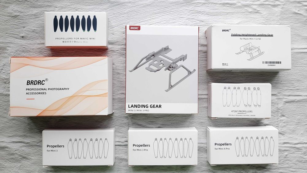 Лопасти / Шасси для DJI Mavic Mini, Mini 2/SE, Mini 3/3pro, Mini 4 pro