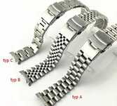Bransoleta do zegarka 20mm 22mm Oyester Jubilee Seiko Citizen Orient