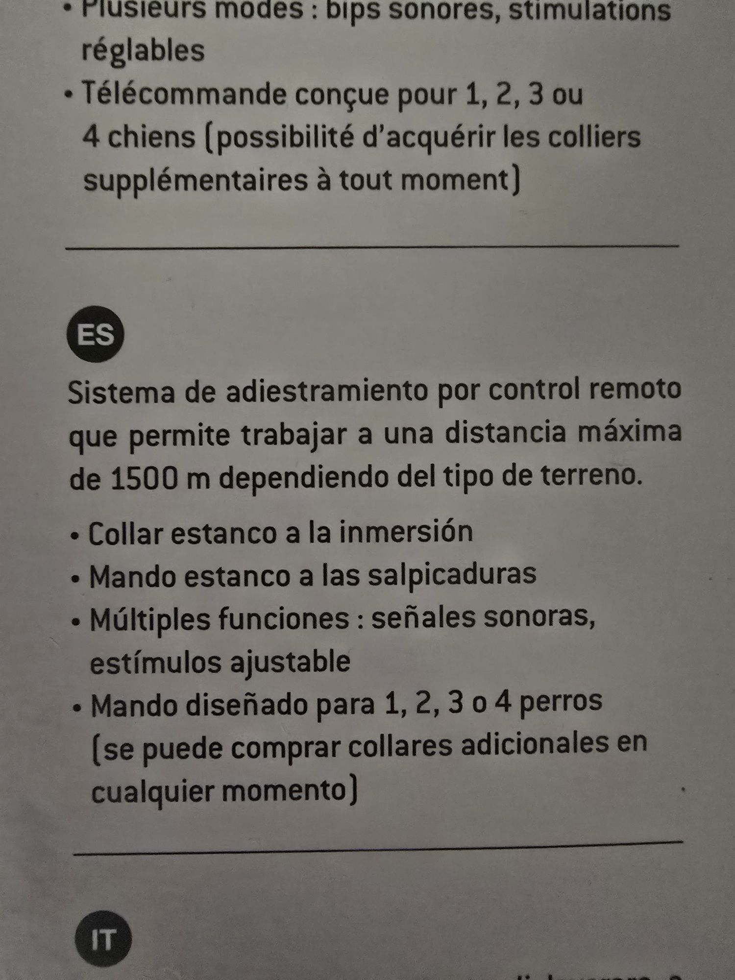 Coleira de treino canicom 1500 NOVA