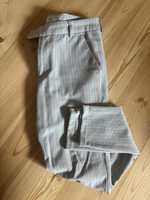 Szare spodnie w biale paski Les Deux 28