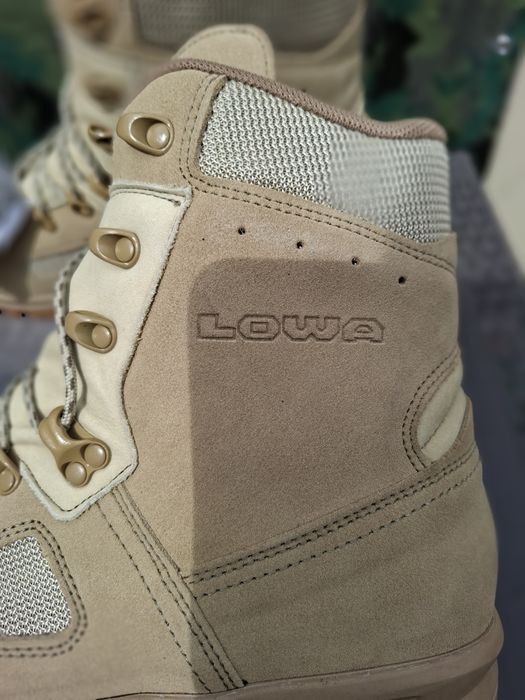 Piaskowe buty militarne  wojskowe Lowa Elite Desert r 49