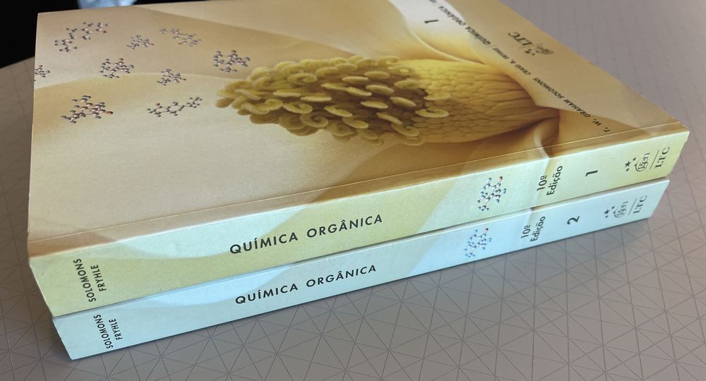 Livros de Química Orgânica Solomons Vol. 1 e 2 - NOVOS