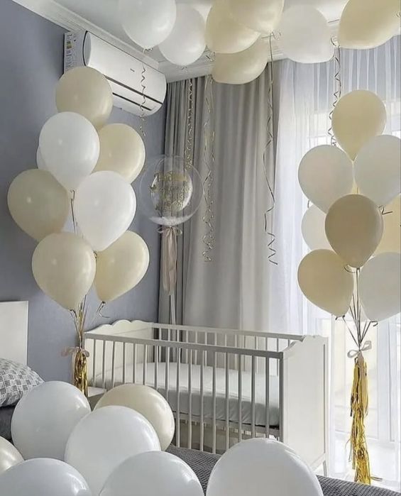 Кульки на рік виписку хрещення ДН ювілей шарики гелеві кульки гелієві