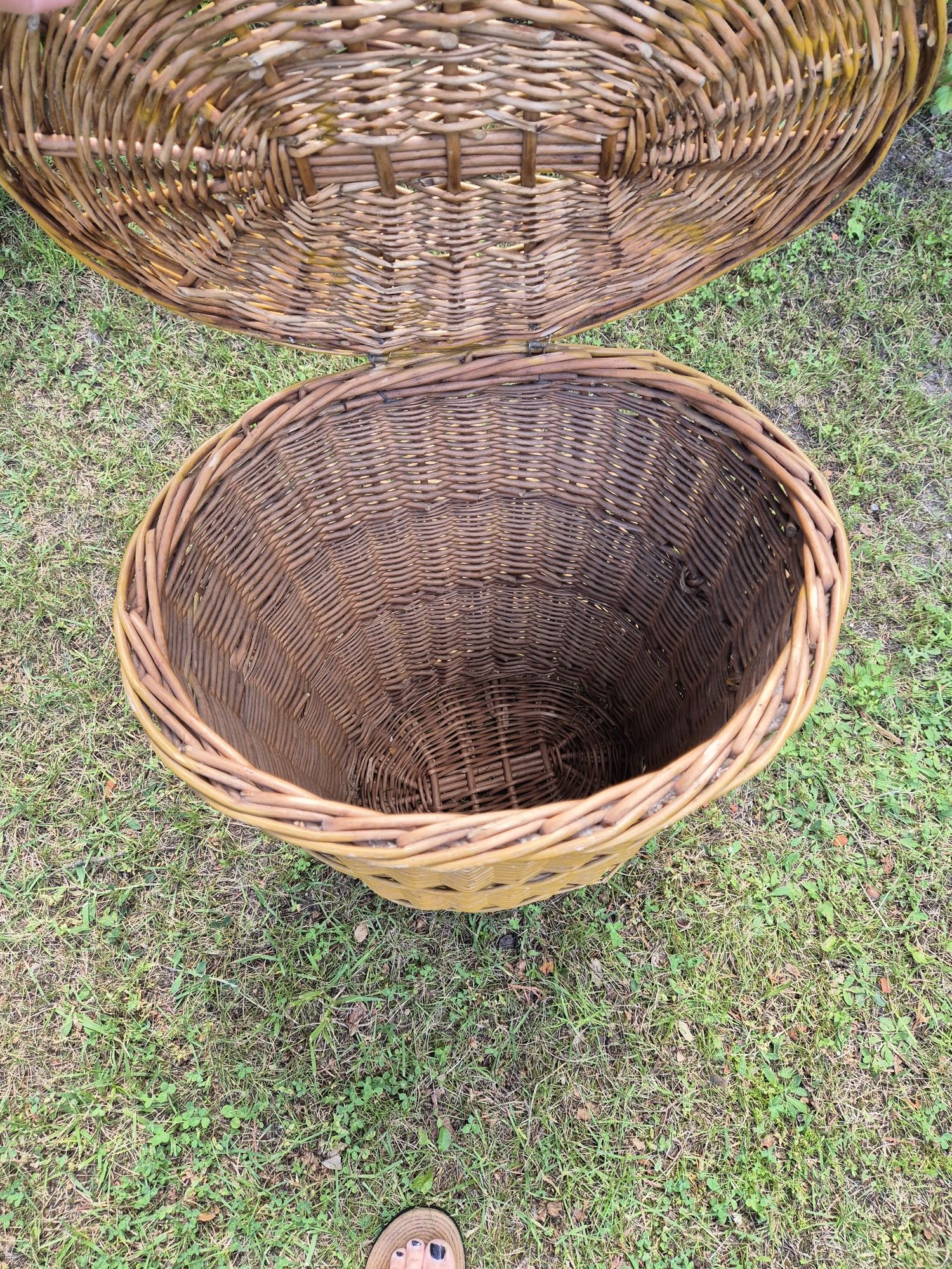 Wiklinowy kosz na pranie