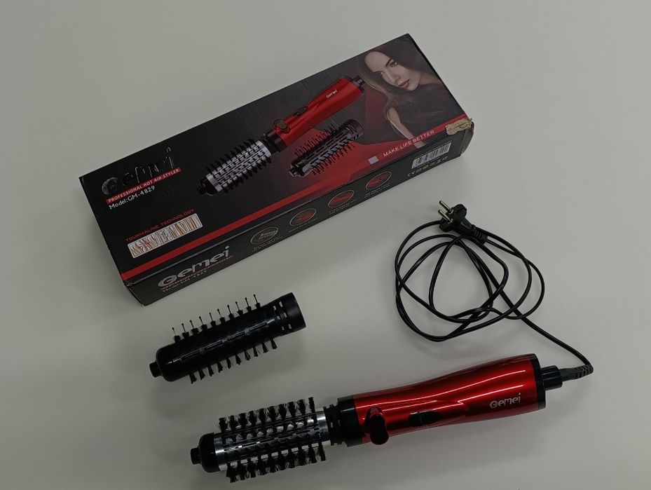 Обертова фен-щітка Gemei GM-4829