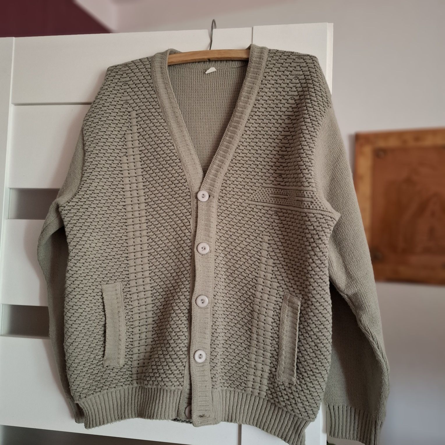Męski sweter rozpinany