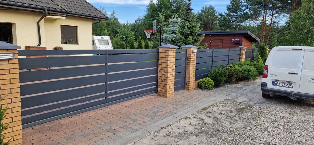 Sztachety metalowe profil 200 ocynkowany, malowany proszkowo NA WYMIAR