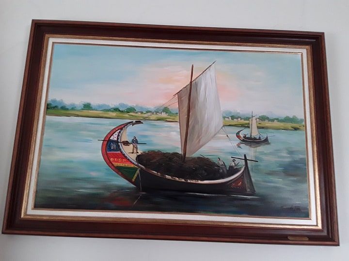 Quadro pintado à mão