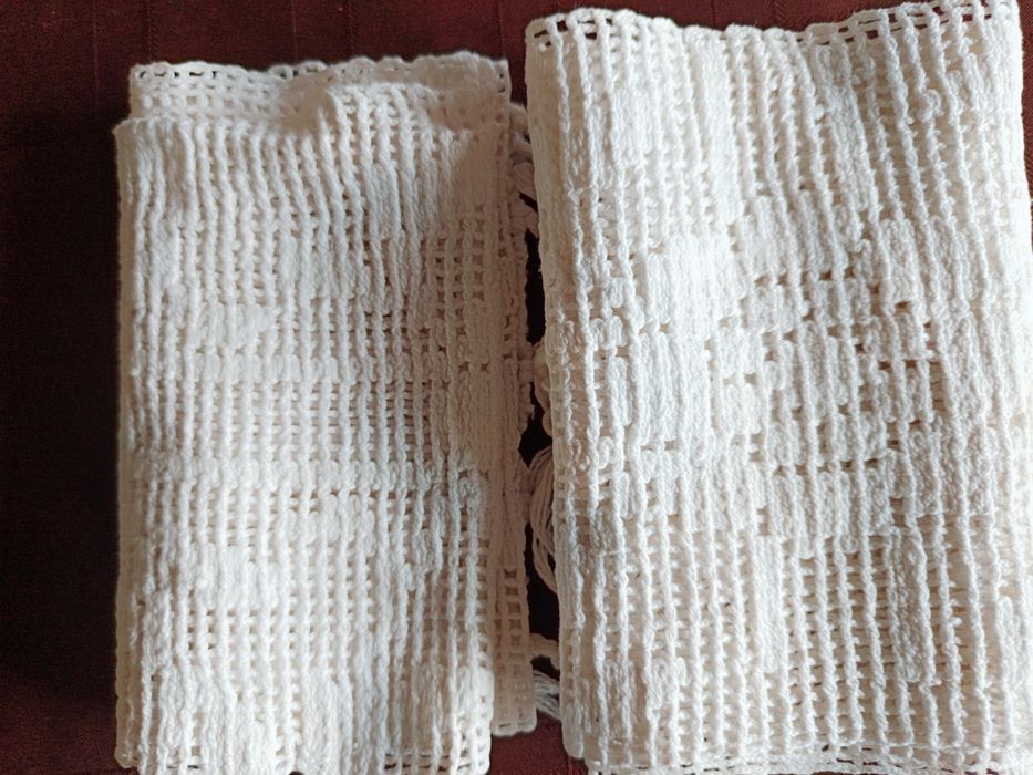 Panos de linho feito á mão