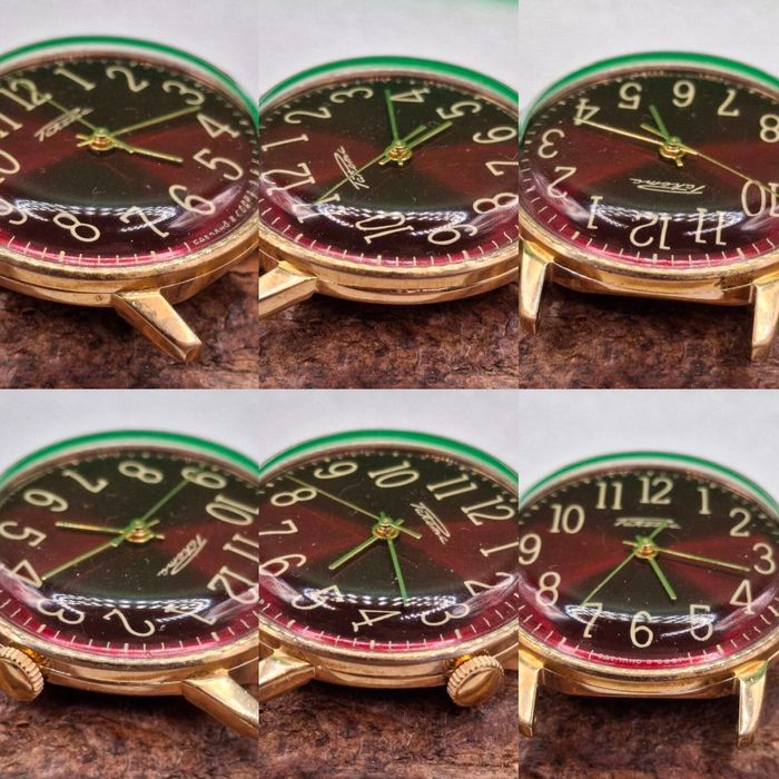 Советские наручные часы Ракета. AU.