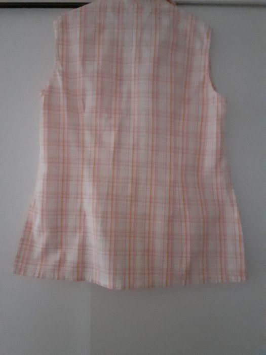 Bawełniana bluzka w kratkę roz.46