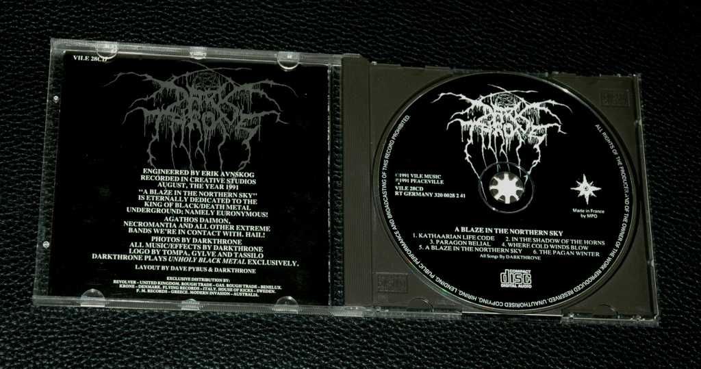 DARKTHRONE - A Blaze In The Northern Sky. 1991 Peaceville.