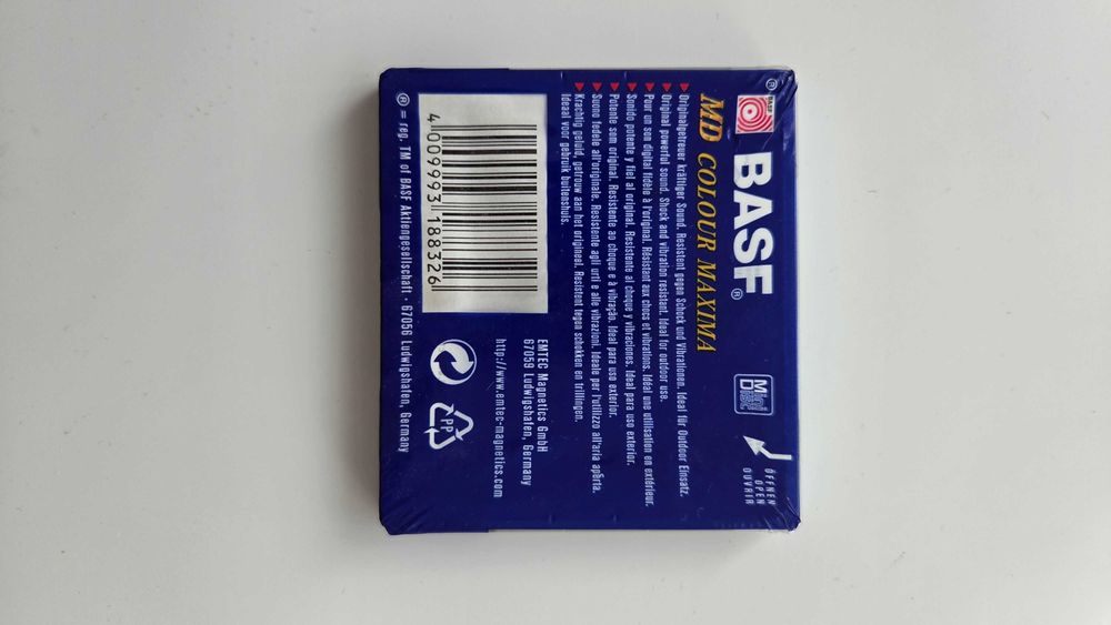 Minidisc Maxell Basf EMTEC 74 Maxima