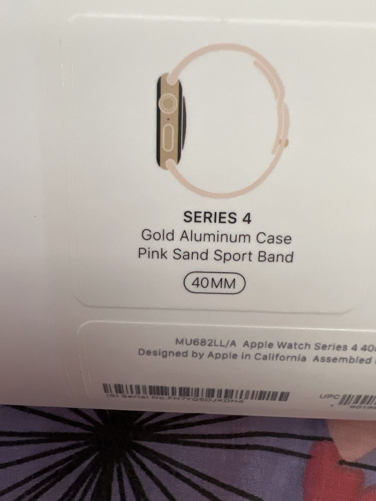 Apple watch 4 40 mm Gold Aluminum