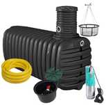 Zbiornik Na Deszczówkę Compact 4000L - Zestaw