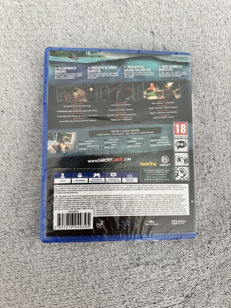Far Cry 3 Classic Edition PS4 PS5 Gra Nowa Folia