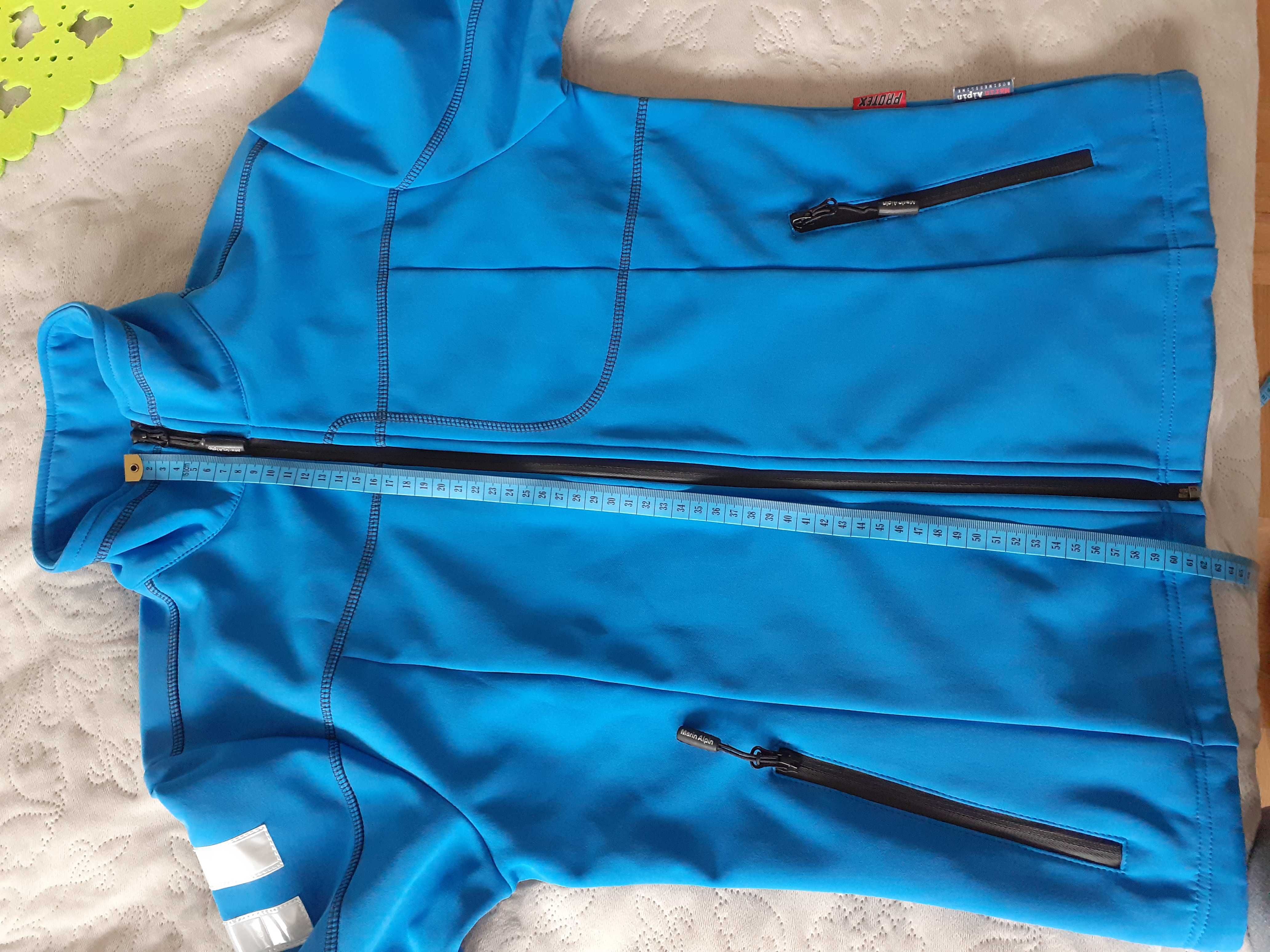 Niebieska kurtka softshellowa roz.XS