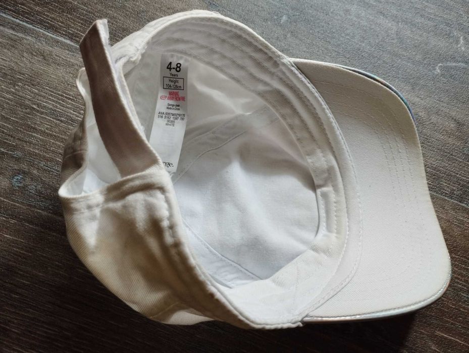 Кепка бейсболка для дівчинки з пайетками галограмою George шапки h&m