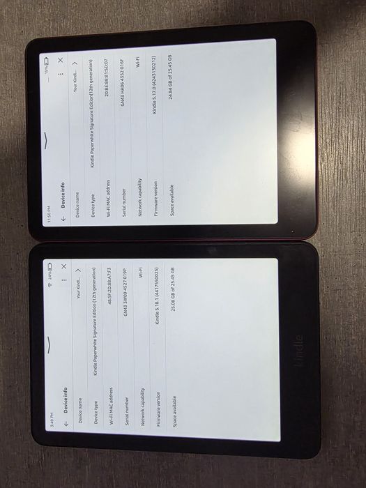 Kindle Paperwhite 2025. 12 покоління. Чорний. Червоний. 32гб. Гарантія