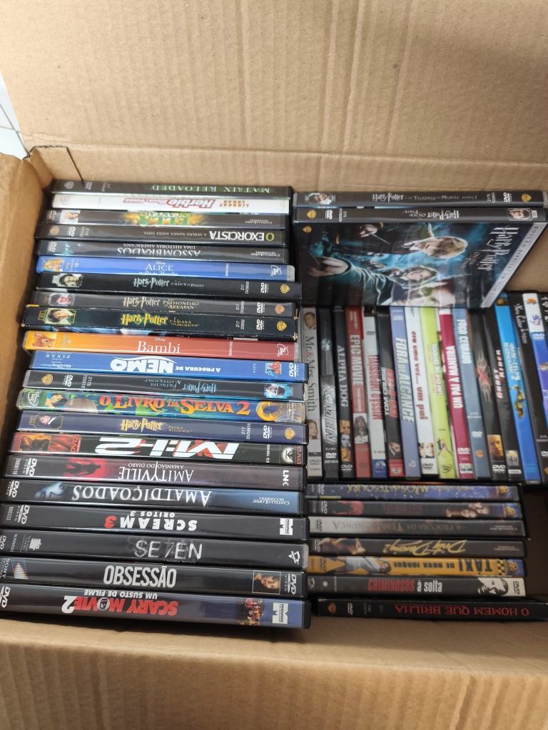 DVD's , VHS e CD's