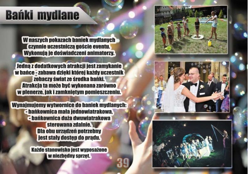 Animacje dla dzieci Malowanie buziek Skręcanie balonów Bańki mydlane