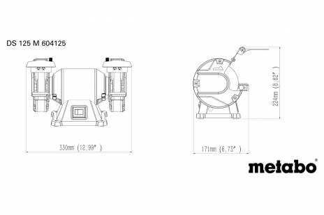 PROMOÇÂO: Esmeriladora METABO DS 150 M - Portes gratuitos