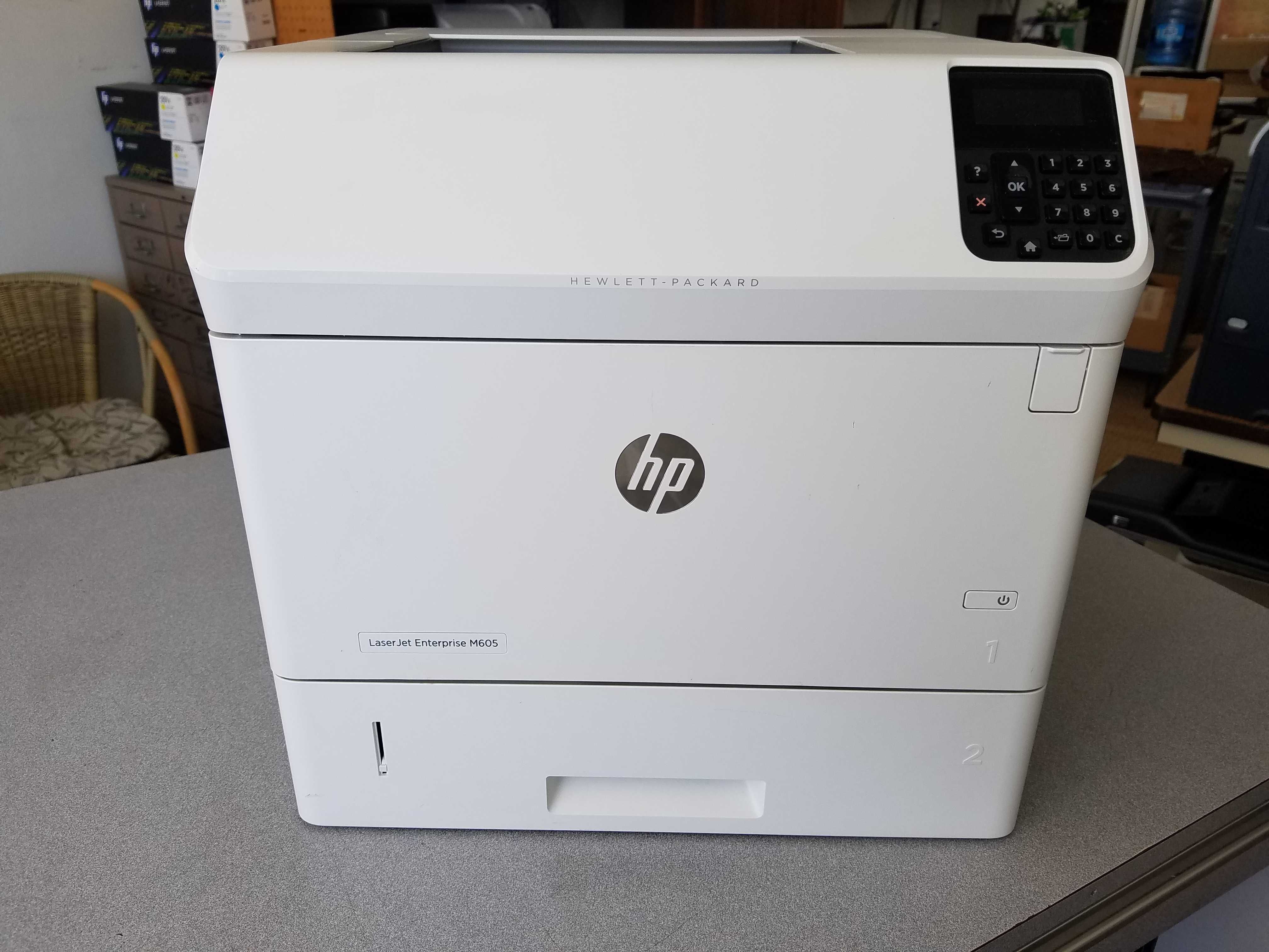 Лазерний принтер HP LJ M 605 DN  пробіг 110 тис.