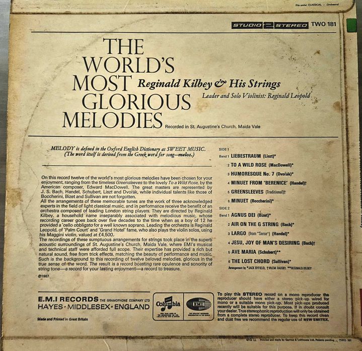 Vinil: The World's Most Glorious Melodies
