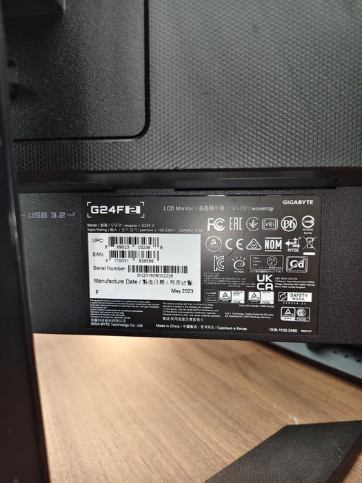 Sprzedam 2 monitory gamingowy Gigabyte G24F 2