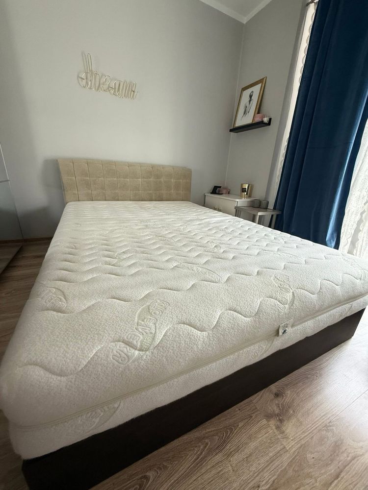 Łóżko sypialniane Vox Simple materac i stelaż