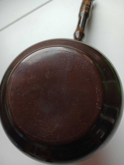 Турка джезва СлавМідь мідна Візерунок 330 мл коричнева