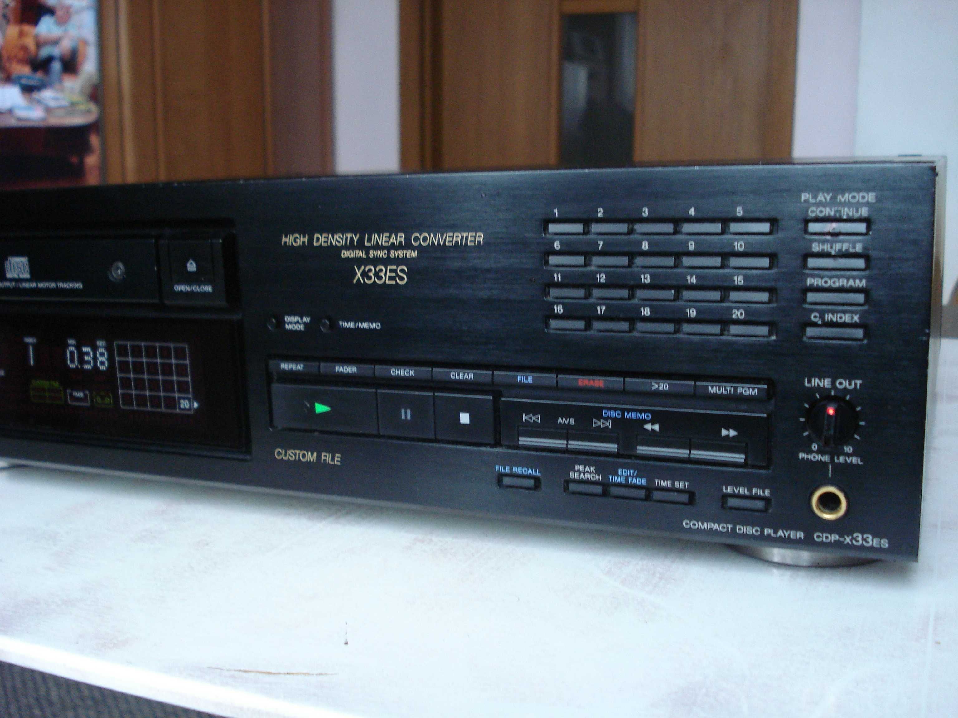 CD-програвач "Sony" CDP-X33ES, CDP-X222ES