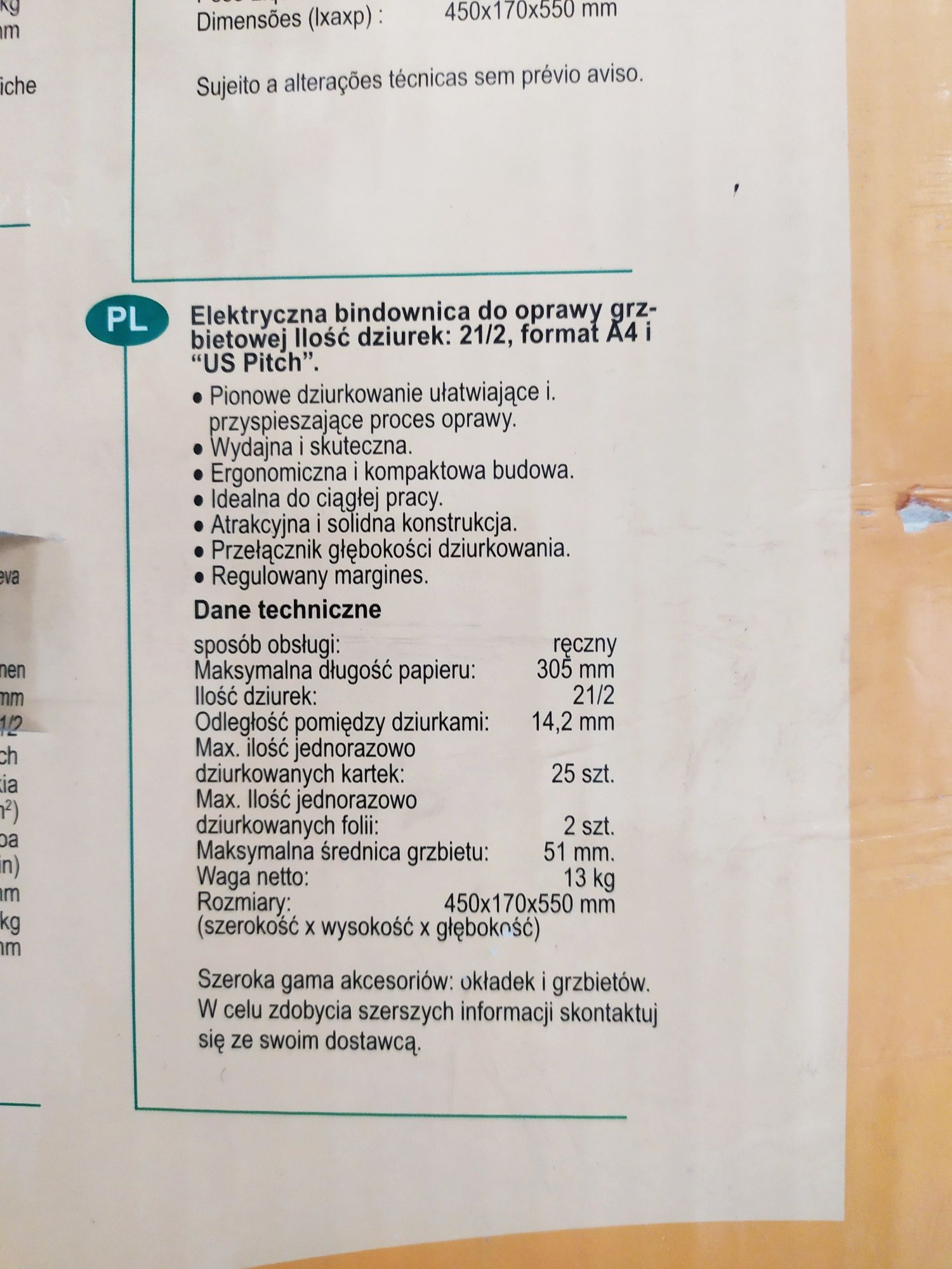 Sprzedam nową bindownicę Leitz comBindv500