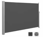 SONGMICS Osłona boczna, wysuwana, 180 x 450 cm GSA589G01