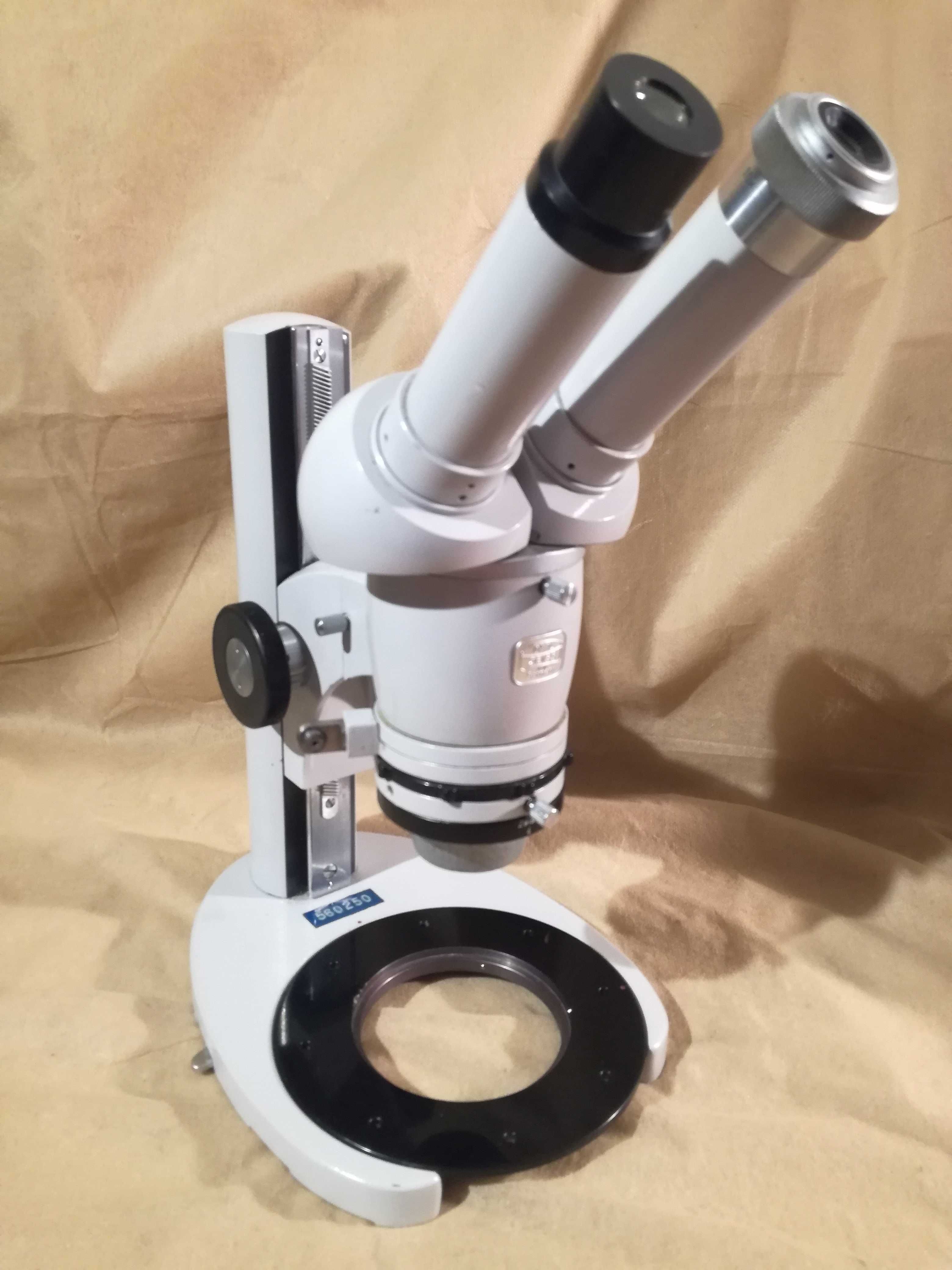 Mikroskop stereo Carl Zeiss 40x STEMI stereoskopowy okulary 10x pzo