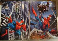 2 puzzles antigos do homem aranha