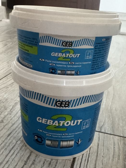 Pasta uszczelniająca GEBATOUT 2   500 g i 200g