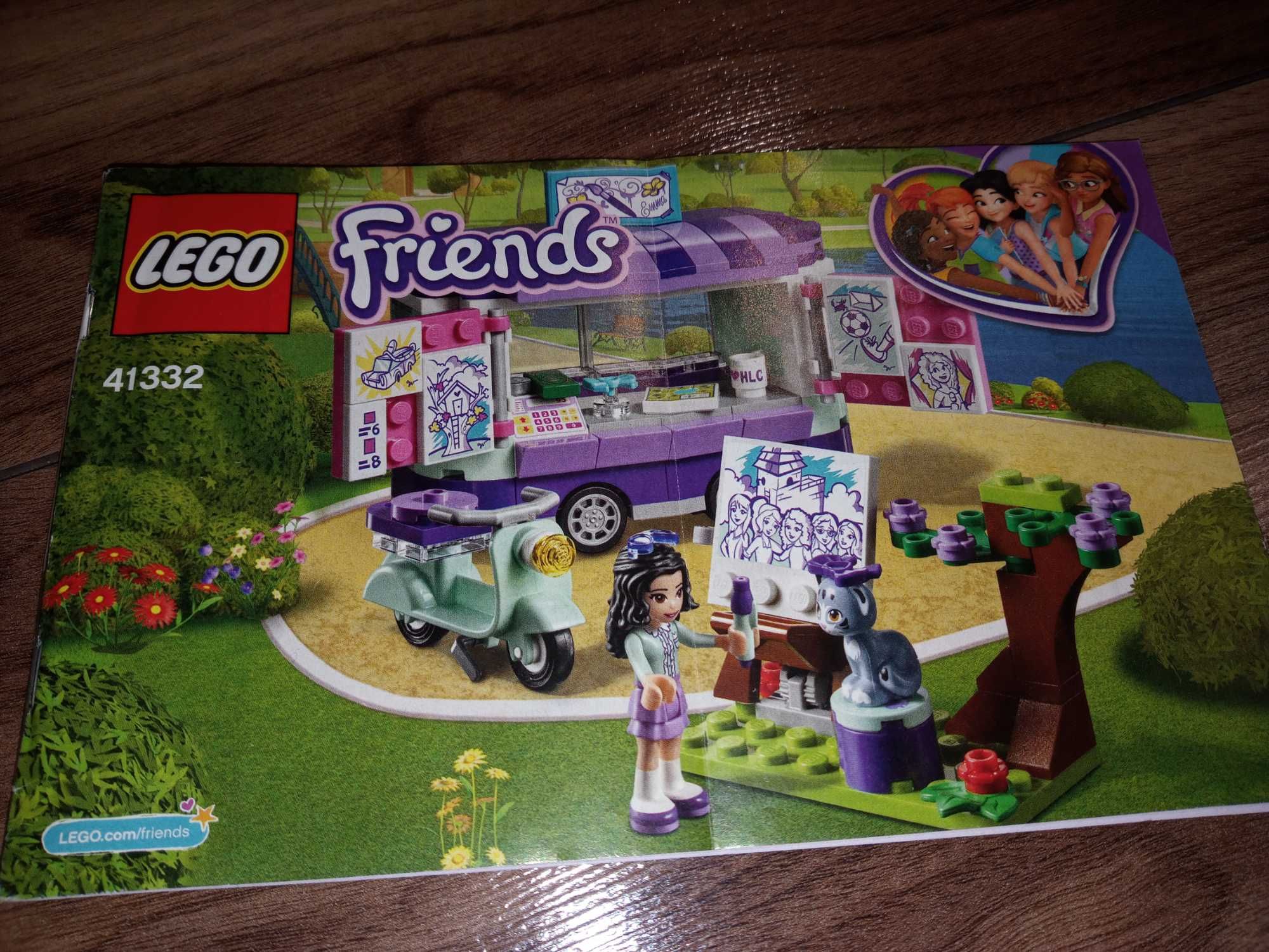 Klocki LEGO Friends Stoisko z rysunkami Emmy 41332