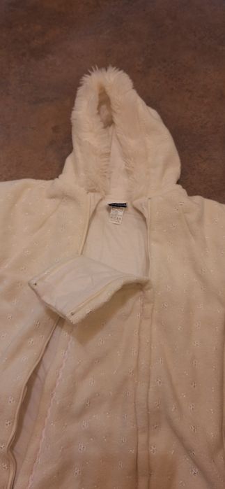 Kombinezon  śpiworek  biały