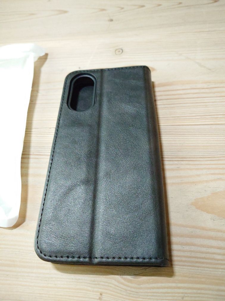 Etui z klapką do OPPO A78 5G / A58 5G Czarne zamykane Skóra PU